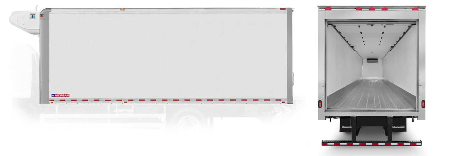 Fiberglass-Reinforced Plywood (FRP) Wall ConstructionTK Truck body's Fiberglass-Reinforced Plywood (FRP) walls consist of 1/2" plywood core, entirely encased in polyester resin reinforced with high-strength woven fiberglass; which means they deliver significant strength, and impact resistance; as well as resistance to minor scratches and dents that can mar the overall appearance of your body. The smooth exterior surface is also a great place to display custom-graphics and promote your business everywhere you go! TK Truck Body even offers custom paint and decal installation to minimize downtime and put you on the road where you belong!