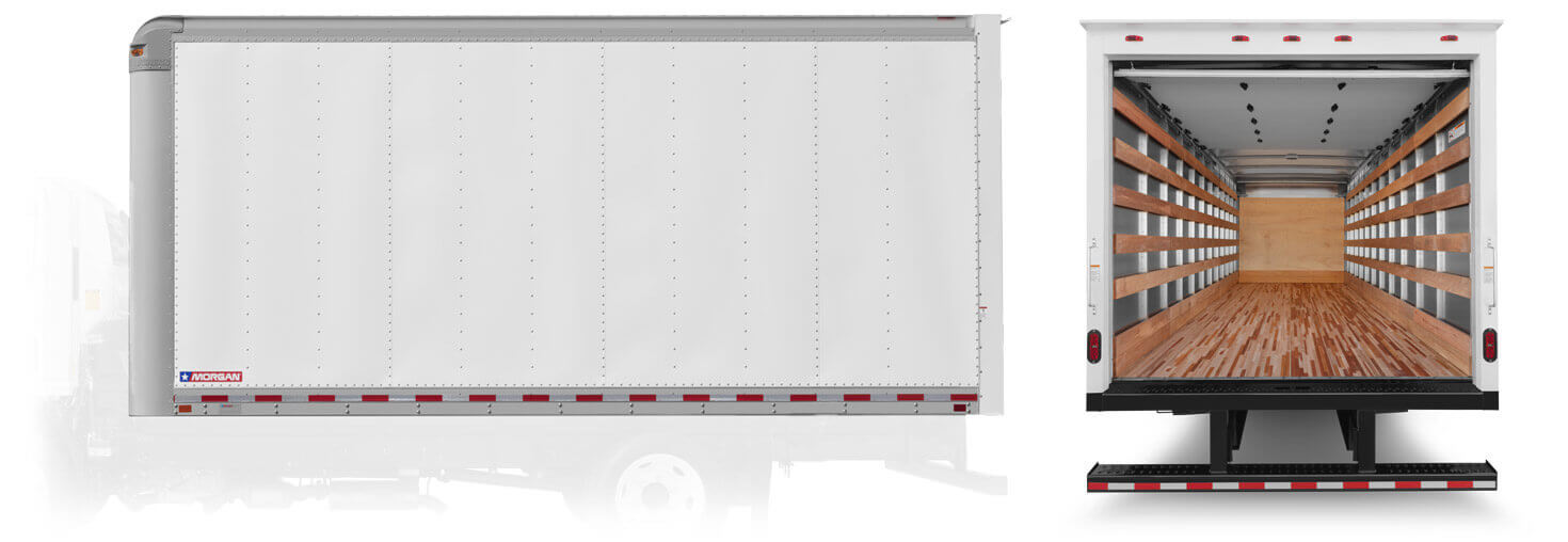 Aluminum Truck Body Wall Construction

Affordability and light weight are key considerations when it comes to selecting aluminum wall construction for your box, straight-truck or van body, because light weight adds up to reduced fuel consumption, and lower operating costs. But light weight doesn't mean compromised strength when you have Morgan ingenuity built-in!Extruded aluminum top and bottom rails with 1 3/8" deep galvanized z-shaped steel vertical posts installed 16" on-center, provide superior structural support for your truck body and your payload. And the .040" aluminum skin exceeds industry standards. Aluminum is also corrosion-resistant, making it an excellent choice when it comes to protecting your cargo from the elements.